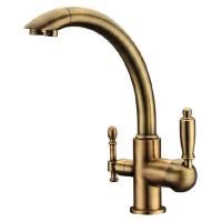 Смеситель для кухни ZorG Clean Water ZR 314 YF-33 BR Бронза