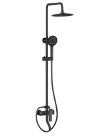 Душевая система WONZON & WOGHAND Line, Темный графит (WW-AE3354-BGG)