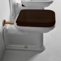 Kerasan Waldorf Унитаз напольный пристенный удлинен ''Prolungato'' 65х37см, цвет белый (можно комбинировать с высок\средним бачком)