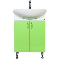 Тумба с раковиной Orange Роса Ro-60TUL Салатовая Тумба с раковиной Orange Роса Ro-60TUL Салатовая