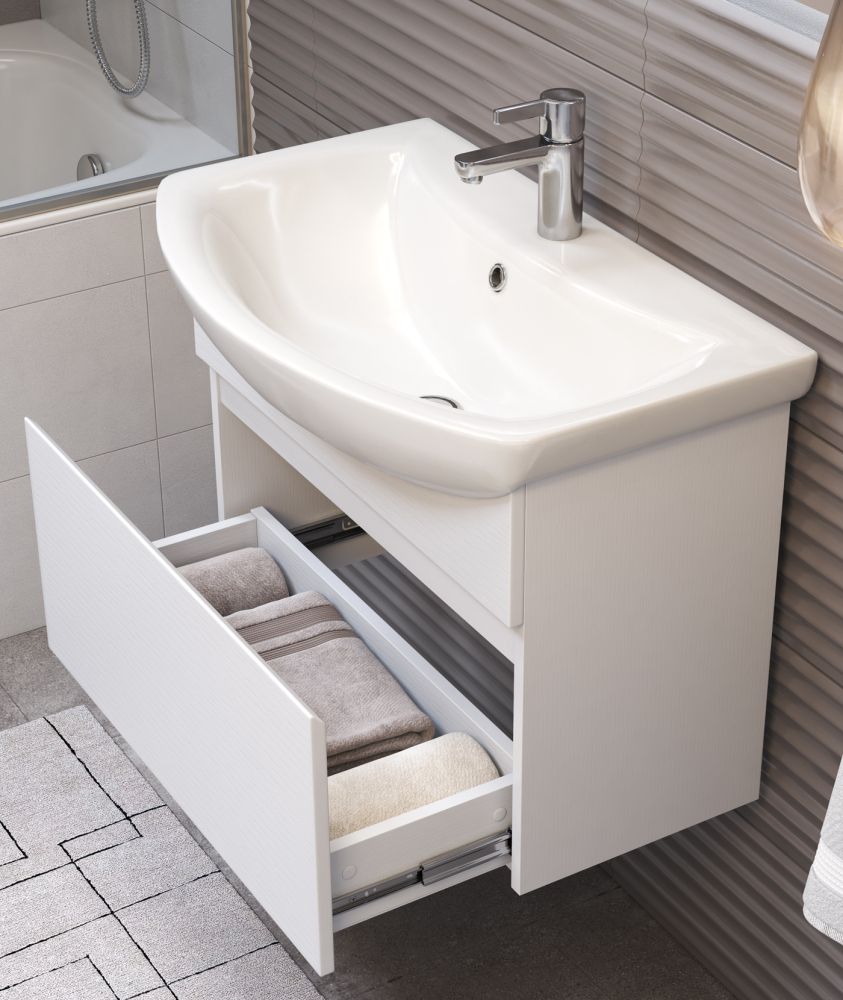 Тумба под раковину подвесная VIGO Wing tp.WIN.BAL.60.1Y белый, 60 см