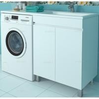 Тумба с раковиной СанТа Марс 130 R 700265+900115 Белая Тумба с раковиной СанТа Марс 130 R 700265+900115 Белая