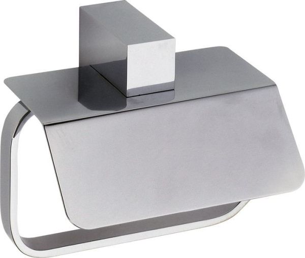 Sanibano Elegance, бумагодержатель с крышкой, цвет черный матовый