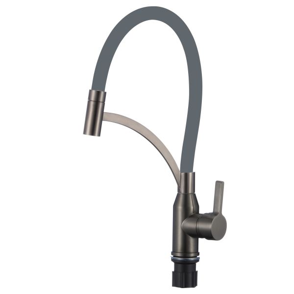 Смеситель для кухни Fmark FS8244Q-04, графит