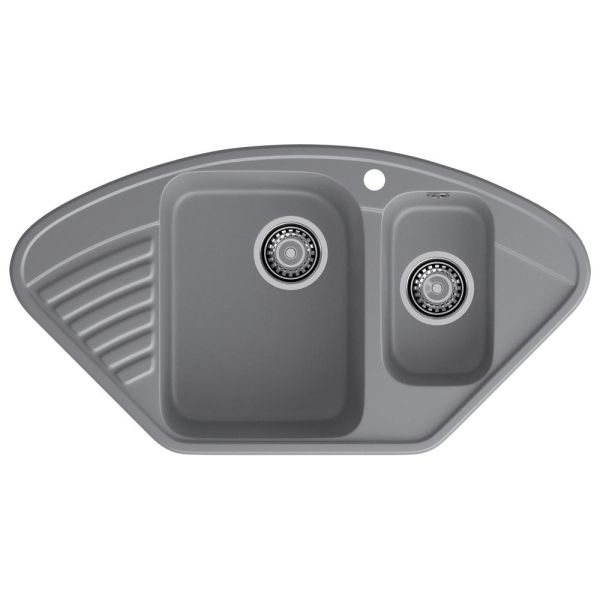 Кухонная мойка GranFest QUARZ 14, темно-серый