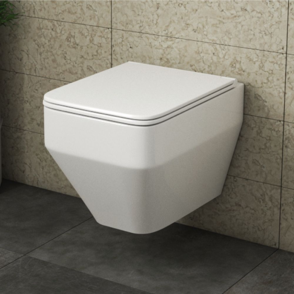 Унитаз подвесной безободковый OWL Eld Ruta-H с сиденьем DP микролифт