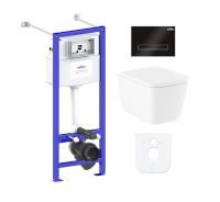 Комплект 6 в 1 Lavinia Boho Aveo Rimless 77050214, премиум со стеклянной клавишей