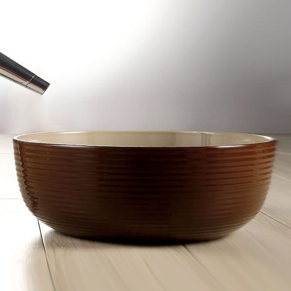 Раковина Melana 38 MLN-T4003H-B7+B4 Коричневая Бежевая