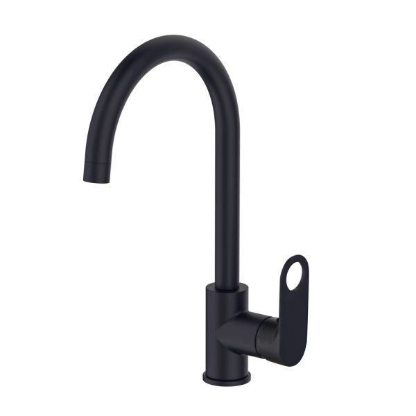 Смеситель для кухни D-Lin D155377-A, черный