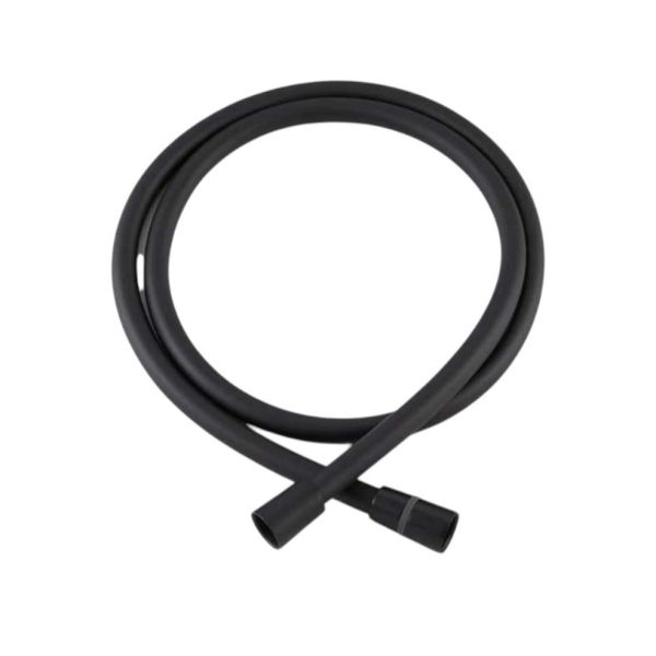 Шланг для душа в силиконовой оплётке WONZON & WOGHAND, Черный матовый (WW-995203-MB)