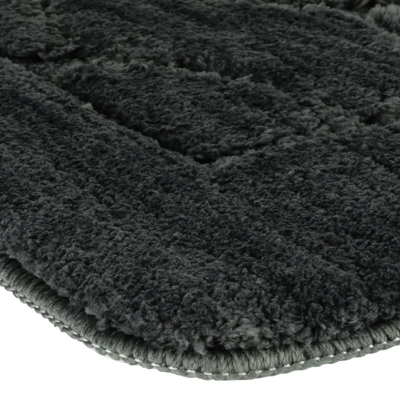 Коврик для ванной комнаты FIXSEN LINK FX-5002V, графит, артикул FX-5002V