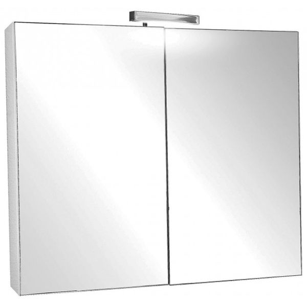 Зеркальный шкаф JACOB DELAFON PRESQU`ILE 80 EB928-J5 (подсветка, светильник, доводчики, белый) ССП, шт