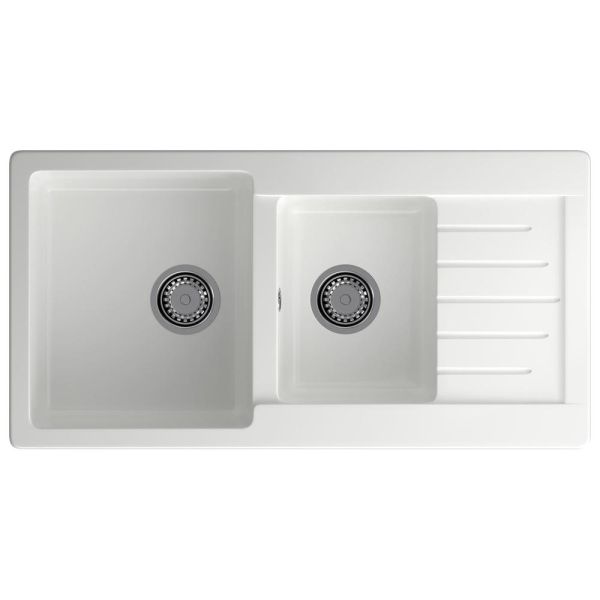 Кухонная мойка GranFest PRACTIK 980KL, иней