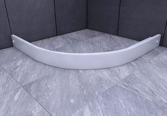 Панель для поддона 90*90 1/4 круга, радиус 50см. Панель для поддона 90*90 1/4 круга, радиус 50см.