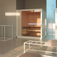 Effegibi One S Сауна для ниши L.H. 214x171xh226см, отделка: Soft Sand