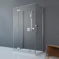 Дверь душевого уголка Radaway Essenza New KDJ+S 80 L профиль Хром стекло прозрачное