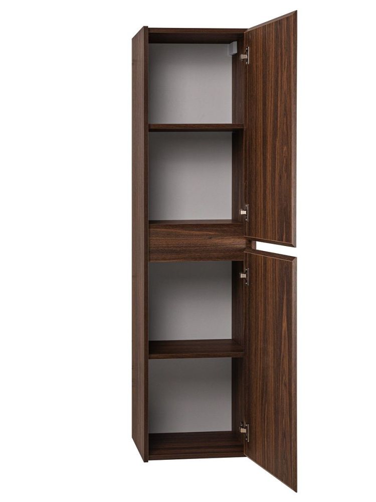 FAMILY-M Шкаф подвесной с двумя распашными дверцами, Bourbon Oak, 400x300x1500, Family-M-1500-2A-SO-BO, артикул Family-M-1500-2A-SO-BO