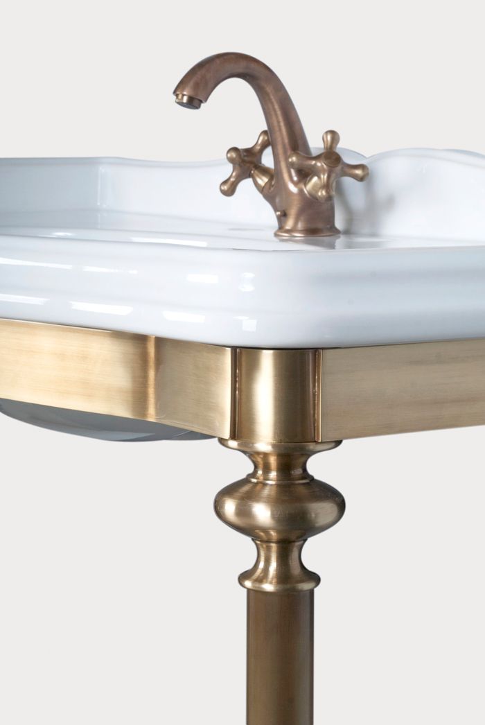 TW Bristol 874.2, структура металлическая под раковину-консоль AR874 р-р 1050*560*h850, материал: латунь, цвет отделки: бронза