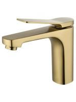 Смеситель для раковины WONZON & WOGHAND, Брашированное золото (WW-XH-013-BG)