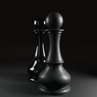 Kerasan Artwork Cтатуэтка декоративная Pedone, цвет черный матовый