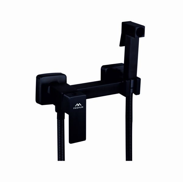 Гигиенический душ со смесителем FASHUN A57504-7, черный