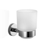 Стакан, Decor Walther, Basic, BA WMG, одинарный, ширина, мм-80, глубина, мм-105, высота, мм-180, настенный, материал стакана-стекло матовое, материал держателя-металл, цвет-хром