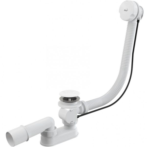 Слив-перелив Alcaplast A51BM-120 полуавтомат Белый