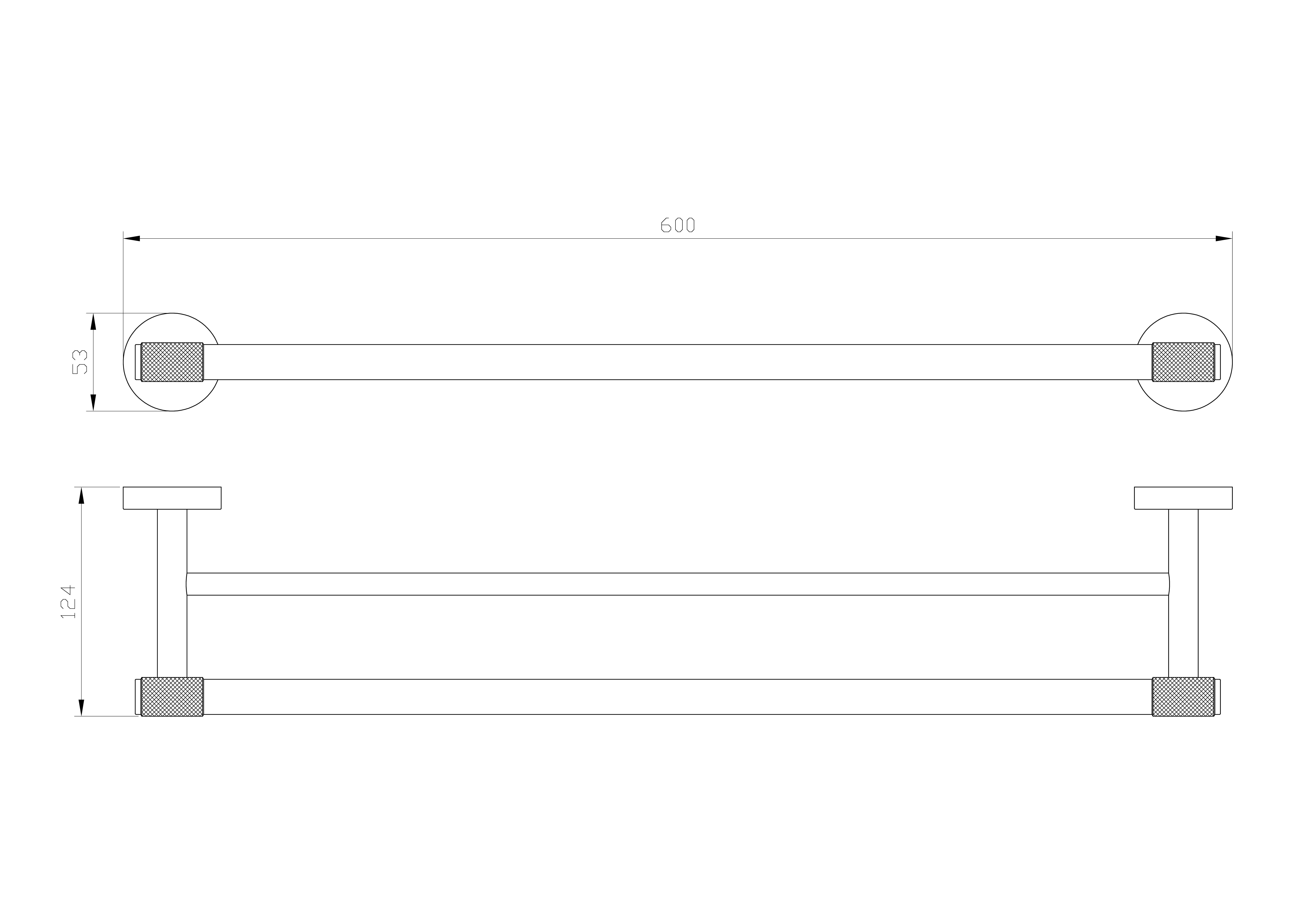 Полотенцедержатель двойной WONZON & WOGHAND MAJESTIC, Черный/Золото (WW-9211) Полотенцедержатель двойной WONZON & WOGHAND MAJESTIC, Черный/Золото (WW-9211)