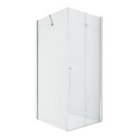 Душевое ограждение NEW TRENDY NEW SOLEO складные двери R 90x80x195 D-0153A/D-0087B (хром)