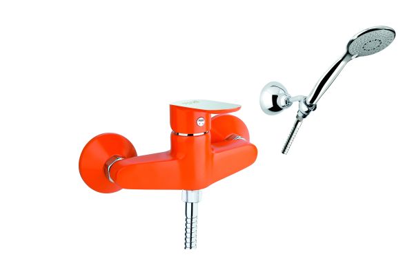 Смеситель для душа Fiore KEVON CHIC 81GX6510, хром/серый