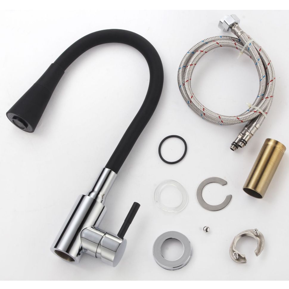 Смеситель для кухни Savol S-3002AM01, хром