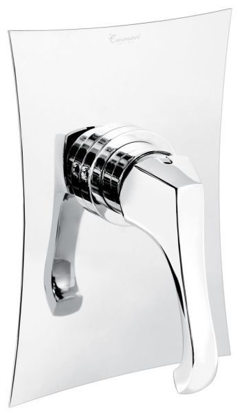 Emmevi Ares, однорычажный встраиваемый смеситель для душа, цвет зачищенное золото