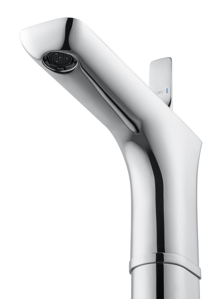 Смеситель для раковины высокий WONZON & WOGHAND SHARK, Хром (WW-48B1104-CR)