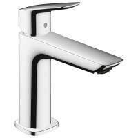 Смеситель для раковины, Hansgrohe, Logis, тип открывания воды-однорычажный, отверстия для монтажа-1, высота, мм-177, вынос излива, мм-121, донный клапан-есть, тип подводки-гипкая, цвет-хром Смеситель для раковины, Hansgrohe, Logis, тип открывания воды-однорычажный, отверстия для монтажа-1, высота, мм-177, вынос излива, мм-121, донный клапан-есть, тип подводки-гипкая, цвет-хром