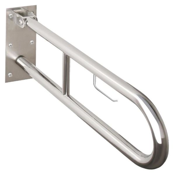 HELP Опорный U-образный поручень с перегородкой - 813mm, мат