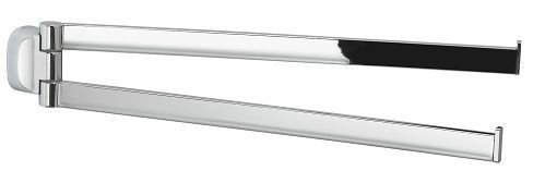 Gedy Stelvio, полотенцедержатель двойной поворотный, цвет хром