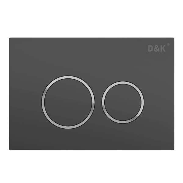 Клавиша смыва D&K Bayern графит (арт.инсталл DI8050127) (DB1529006)