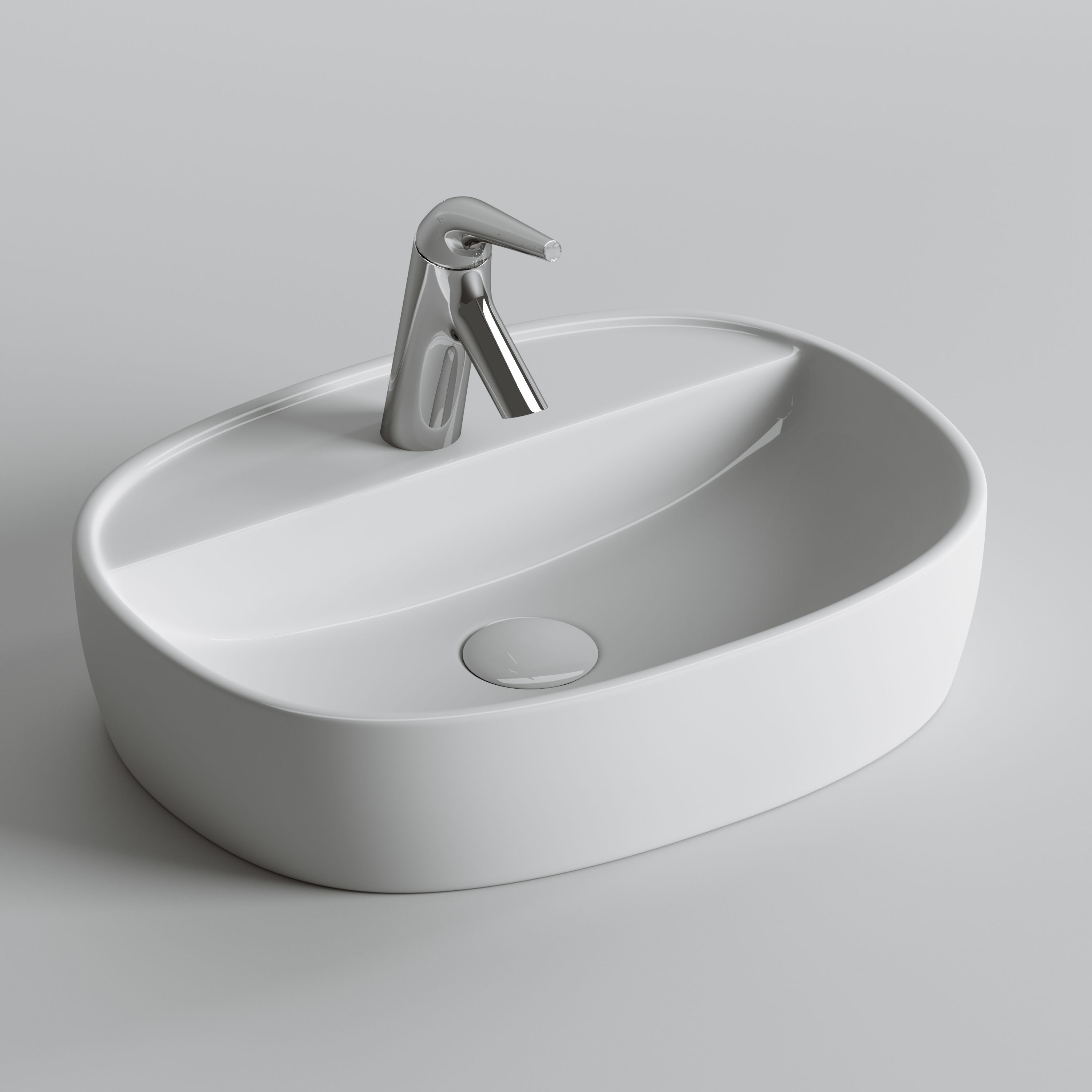 Умывальник накладной Element 500*380*120мм CN6036