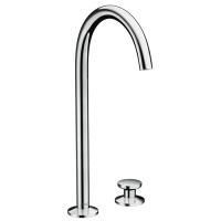 AX One Смеситель для раковины Select 260, на 2 отверстия, со сливом push-open, хром AX One Смеситель для раковины Select 260, на 2 отверстия, со сливом push-open, хром
