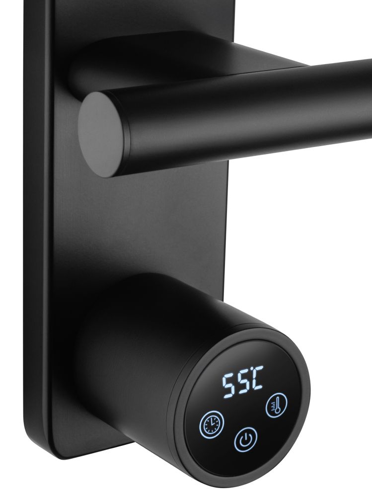 Полотенцесушитель электрический WONZON & WOGHAND NÜRNBERG, Черный матовый (WW-AL342-MB)