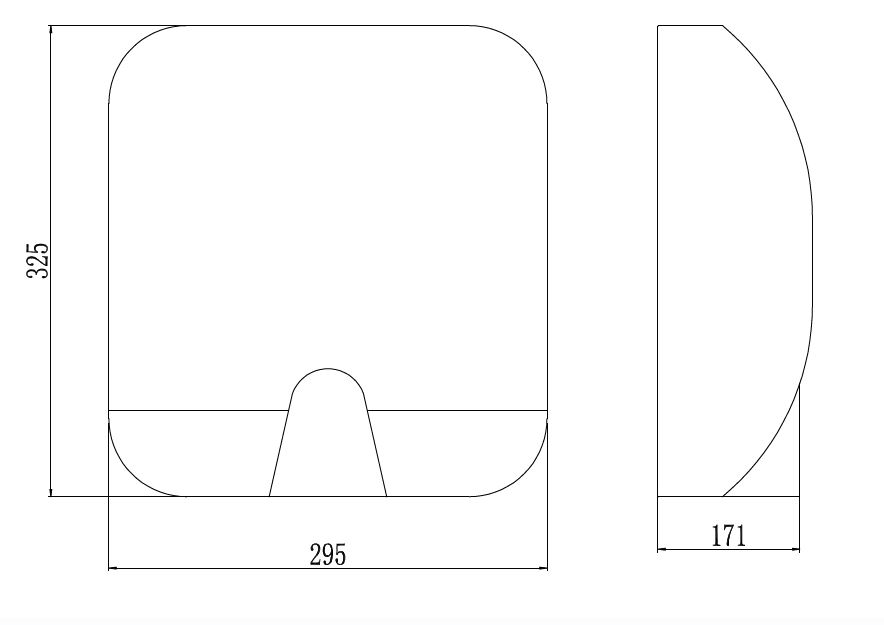 Сушилка для рук Savol S-CF8642, хром, артикул S-CF8642