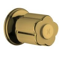 Bongio Fleur Noir Переключатель на 2 источника, цвет золото/черный фарфор (без встраиваемой части 09496)