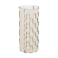 ADJ Зонтница с ведром А2033 Bottega, D22xH51 см., цвет: панна котта/белый