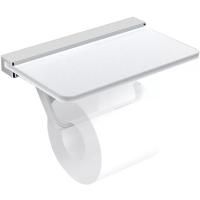 Держатель туалетной бумаги Langberger 32041В с полкой Хром Держатель туалетной бумаги Langberger 32041В с полкой Хром