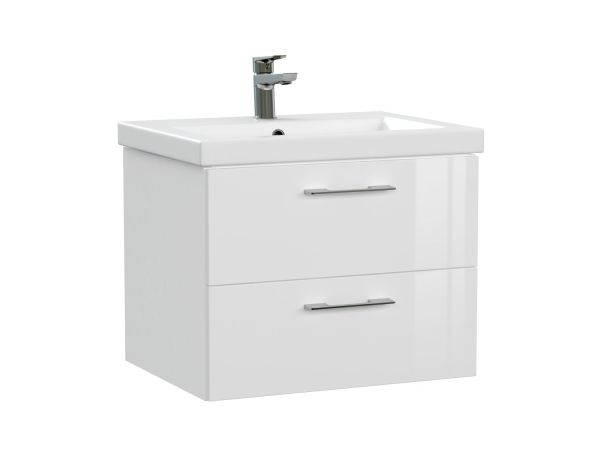 Тумба подвесная Cersanit LARA 60 белый под раковину S-UM-COM60/1-w (COMO 60) (64133)