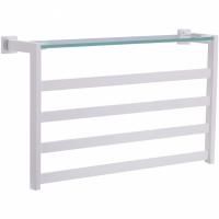 Электрический полотенцесушитель Black&White Universe 580х350 N-333W с полкой Белый