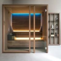Effegibi Yoku S Glass Био-Сауна 174x170h214см, DX, цвет: термообработанная древесина