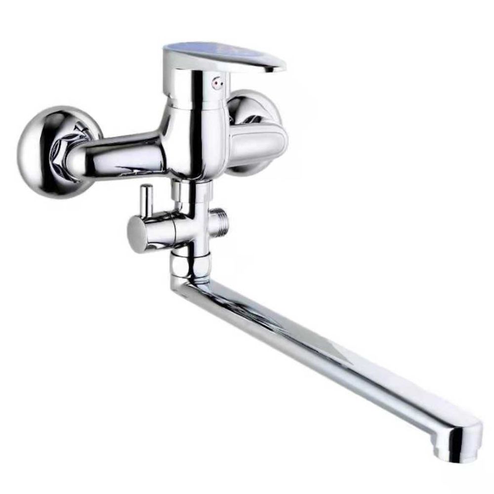 Смеситель для ванны FASHUN A2150BLUE, хром/синий