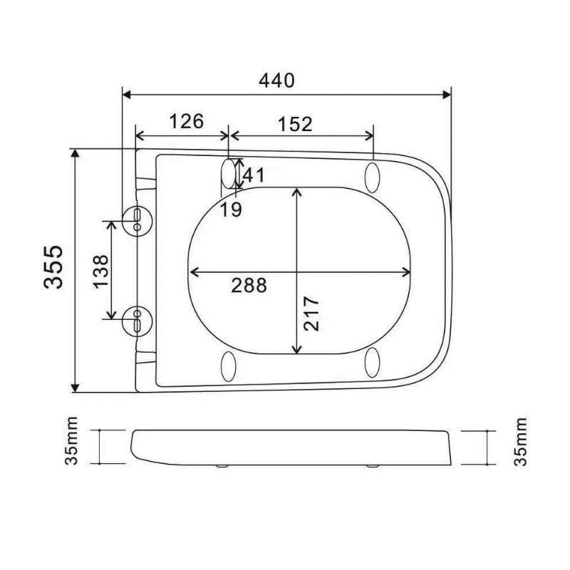 Унитаз подвесной Knotlor WC50WG, белый, артикул WC50WG