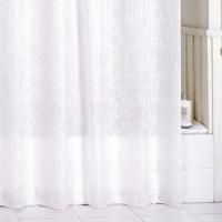 Штора для ванны Milardo Winter Leaf 200x180 Белая